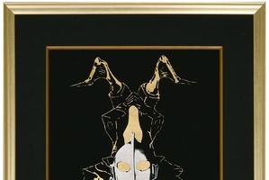 「ウルトラマン」バルタン星人、ゼットンが美しい水墨画に♪ 掛軸・箔押し作品登場 画像