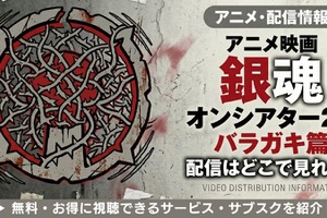 アニメ「銀魂オンシアター2D バラガキ篇」の配信はどこで見れる？お得に視聴できる動画配信サービスを紹介 画像