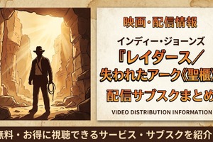 映画「レイダース 失われたアーク《聖櫃》」の配信はどこで見れる？サブスクまとめ 画像