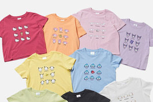 シナモン、キティ、ポムポムプリン、あなたの好きなキャラを推そう！ 「サンリオ」推し活にもおすすめなカラフルTシャツ＆トートバッグを発売 画像