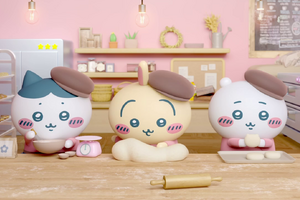 ちいかわ、ハチワレ、うさぎが一生懸命パン作り♪ オリジナル3D動画が「ちいかわベーカリー」店内限定で公開【5月1日より】 画像