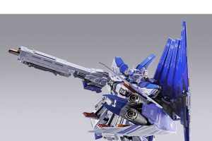 Hi-νガンダムをHWS装備にできるオプションパーツが登場！追加装甲の重厚感は圧巻…大型装備ハイパー・メガ・ライフル、ハイ・メガ・シールドも付いてくる！ 画像