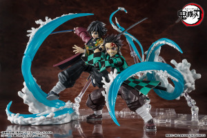 「鬼滅の刃」炭治郎、義勇のフィギュア＆“水の呼吸”エフェクトパーツも再販！“俺が来るまでよく堪えた 後は任せろ”　　 画像