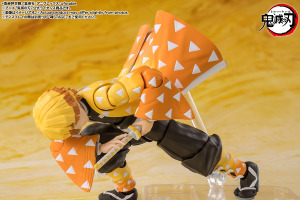 「鬼滅の刃」霹靂一閃のポーズを再現できる「S.H.Figuarts 我妻善逸」が再販！新たに発売される「S.H.Figuarts 嘴平伊之助」は猪頭部と表情パーツのふたつが楽しめる 画像