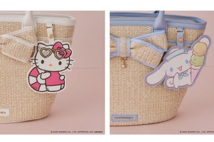 キティ、マイメロたちとSUMMER全開☆ 夏らしい“かごバッグ”ほかコラボアイテム登場【SAMANTHAVEGA】 画像