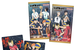 「ハイキュー!!」日向や影山、研磨、黒尾のキラキラ箔押しデザインシール付き！ウエハース第7弾発売 画像