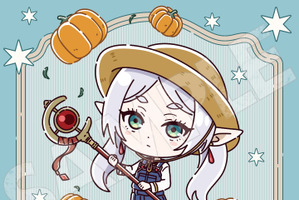 「フリーレン」オーバーオール姿のキャラたちがキュート♪ 農園リゾートTHE FARMとコラボで限定描きおこしイラスト公開 画像