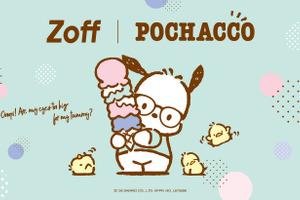「サンリオ」ポチャッコがZoffとコラボ！ チョコミントカラーのアイウェアコレクション予約受付中 画像