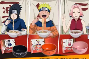 「NARUTO-ナルト-」“一楽”ラーメンが商品化！ナルト・サスケ・サクラをイメージしたどんぶり付きで 画像