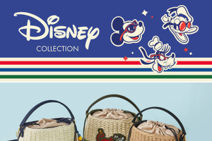 夏到来☆「ディズニー」ミッキーたちのかごバッグ＆バッグチャームが登場【サマンサタバサ】 画像