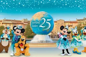 東京ディズニーシー25周年“スパークリング・ジュビリー”な新幹線が運行決定！限定ヘッドカバーやフォトスポットも 画像