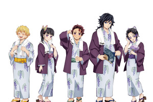 「鬼滅の刃」炭治郎、冨岡義勇、胡蝶しのぶ達の湯上がりビジュも♪ コラボ風呂＆サウナが登場！箱根小涌園ユネッサンとコラボイベント開催 画像