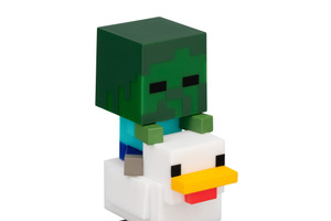「マインクラフト」チキンジョッキーがフィギュアライトに！ ハチ＆クリーパーの“ふわふわライト”も登場 そのまま置いても可愛いインテリア 画像