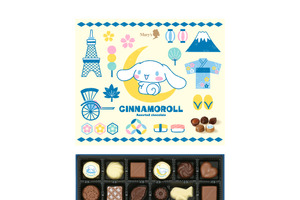 シナモロール×日本らしいデザインパッケージが可愛すぎる♪「シナモロール アソーテッドチョコレート」関西国際空港内限定で新登場 画像