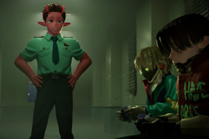 「臨時増発 ミルキー☆サブウェイ」カート＆マックスとアサミ巡査の追加新作シーン場面写真公開！ 亀山陽平監督×作曲家・土井浩平のトークショーも開催 画像