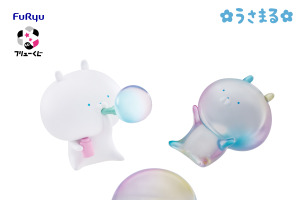 うさまるがシャボン玉でぷかぷか～♪ オーロラカラーのぬいやアクスタが可愛すぎる！限定グッズが当たるハズレなしのオリジナルくじが新登場 画像