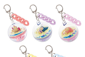 ポムポムプリン、シナモンが砂浜ですやすや♪ 「サンリオ」こんがり日焼け姿がかわいいカプセルトイ「日焼けすやすやカプセルキーチェーン」登場 画像