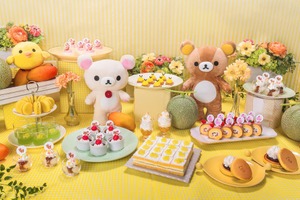 リラックマとあま～いスイーツを楽しんじゃおう♪ 「リラックマ」アニバーサリーケーキプレートが新登場！ ホテルニューオータニ幕張コラボビュッフェで特別なお祝いを 画像