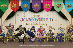「ジョジョ」体験型公式ショップが1周年ッ★ ジョナサンたちが花束を手にした新ビジュ！新グッズやミニゲーム、フードメニューなども登場♪ 画像