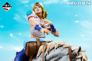 ジョジョ「スティール・ボール・ラン」ジョニィや愛馬・スローダンサーがフィギュアに！ジャイロの鉄球はヨーヨーに!?　【一番くじ】 画像