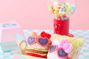 ハローキティ、ポムポムプリンたちがハンバーガーやポテトに☆ 新ぬいシリーズ「Kawaii YumYum MART」誕生！ 画像