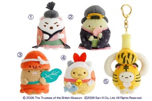 「すみっコぐらし」大英博物館も公認!?  日本美術コレクション展とコラボ☆ しろくま、ぺんぎん？たちの限定アイテム登場 画像