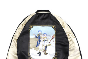 「葬送のフリーレン」フリーレン＆ヒンメル、アウラがリバーシブルスカジャンに！ 杖＆剣＆服従の天秤を立体刺繍で再現♪ 画像