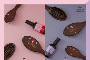 マイメロ＆クロミと美髪に…♪ ジョンマスターオーガニック初コラボ！限定ヘアブラシ＆ヘアオイル登場 画像