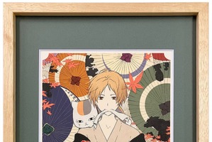 「夏目友人帳」夏目＆ニャンコ先生が浮世絵に!? “和”の彩色で表現する幻想的なジークレー版画・秋風和傘模様が登場 画像