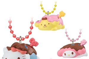 「サンリオ」キティやポムポムプリンが“ぽってり”かわいい♪ とろ～りデザインの「もちマロチョコチャーム」登場 画像