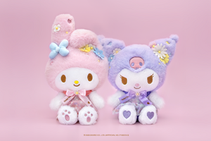 クロミ＆マイメロの仲良しぬい♪ 「サンリオ」ポムポムプリン＆シナモンらと“夢のホテル”へ！ 韓国で話題の「Hotel Floria」東京開催 画像
