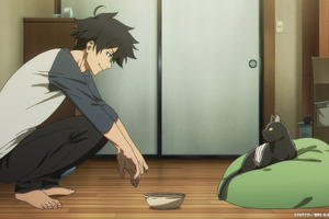 夏アニメ「BLACK TORCH」動物と話せる忍者の末裔・弐郎はある日、黒猫の羅睺を助け…？第1話先行カット 画像