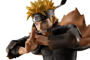 “まっすぐ自分の言葉は曲げねぇ。それが俺の忍道だ。”「NARUTO -ナルト-」忍界大戦編のナルトが再び登場！ 印を結びながら落下するイメージで風を感じられるポージング 画像