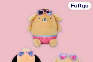 ポムポムプリン、シナモロールがこんがり日焼けでギャルかわ♪ 「サンリオ」夏仕様ぬいぐるみ＆マスコットが登場！ 平成レトロ感あふれる魅力にメロメロ 画像
