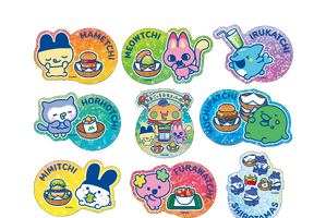 「たまごっち」×モスバーガーコラボ第2弾！まめっちたちがハンバーガーやポテトを囲んだ描き下ろしイラストグッズがもらえる♪ 画像