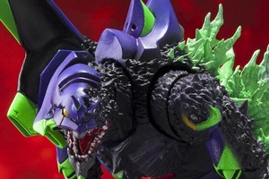 エヴァ初号機がゴジラと融合!?「エヴァンゲリオン初号機 “G”覚醒形態」が登場！放射熱線パーツが付属 画像