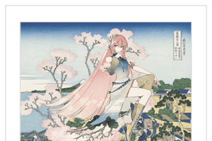 ミク、ルカ、MEIKOたちが浮世絵で描かれる♪ 初音ミク×葛飾北斎が再びコラボ！ 人気イラストレーター・Rella描き下ろしビジュアルの新グッズ登場 画像