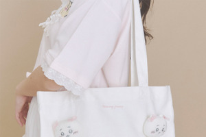 ちいかわお顔バッグが可愛すぎる♪ ちいかわ×merry jenny 初コラボ！ ぬいぐるみトートやフリルTシャツのスペシャルコレクション登場 画像