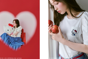 キティの刺繍が可愛すぎる♪ 「ハローキティ」×WILLSELECTIONコラボから大人可愛いアイテム登場♪ 画像