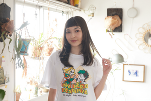 「ヒロアカ」デク＆オールマイト、トガヒミコ＆トゥワイスの名場面がアパレルに☆ 個性あふれるグッズ第4弾が来た！【AIR TWOKYO】 画像