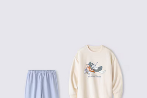 「トムとジェリー」すやすや眠るトム＆ジェリー＆タフィーがかわいすぎる…♪ GUよりキッズ用ルームウェア3種が新登場！ 画像