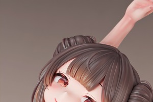 素晴らしいI字バランス♪ バレエ部「桜坂しほ」のフィギュアが予約受付中！ 片足を高く掲げたしなやかかつ躍動感あるポージングが魅力 画像
