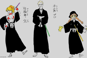 「BLEACH」久保帯人が手掛ける新人隊士3名イラストが公開！「千年血戦篇」のその先を描く!!【新スマホゲー「BLEACH Mirrors High」】 画像
