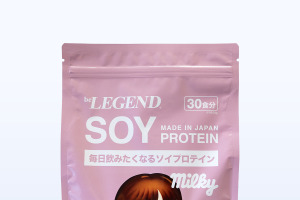 ペコちゃんと一緒に筋トレ！ 不二家「ミルキー」と同じ練乳を使用！「be LEGEND」コラボプロテイン最新作「ミルキー風味」登場 画像