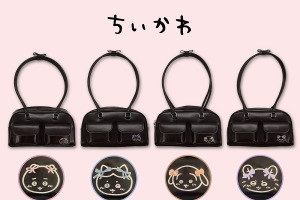 「ちいかわ」ワンポイント刺繍がキュートなボストンバッグ登場！限定デザインのヘアアイテムも 画像