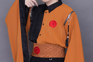 「NARUTO」ナルト、サスケ、“暁”を和モードで表現！和袖シャツ＆袴パンツ＆帯ベルトが登場 画像