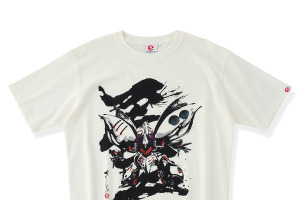 ZZガンダム、キュベレイ、クィン・マンサを躍動感のある筆絵タッチで表現！「ガンダムZZ」放送40周年を記念したTシャツ発売 画像