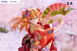 「エヴァ」アスカ、着物で華やかなに舞う♪1/4スケールの日本人形フィギュアが登場 画像