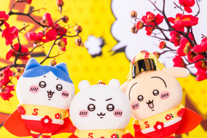 「ちいかわ」スッパイマン姿がかわいすぎる♪ 話題のコラボパッケージが待望の商品化！マスコットやTシャツなど全5アイテム登場 画像