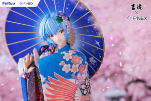 「エヴァ」綾波レイ、着物でしなやかに微笑む…♪「吉徳」コラボの日本人形フィギュアが登場 画像
